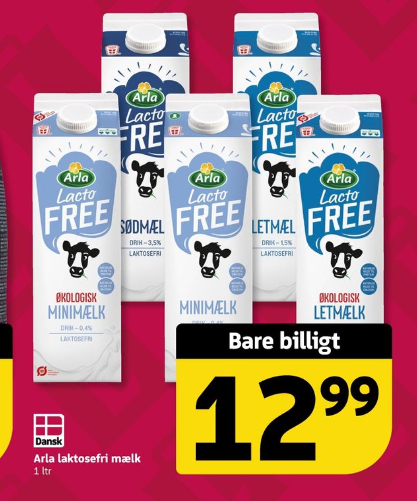 Arla Lacto FREE, Minimælk