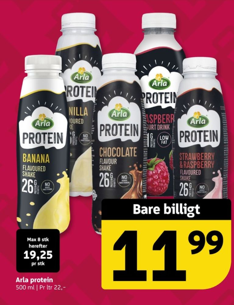 Arla Protein, Proteindrik Banan