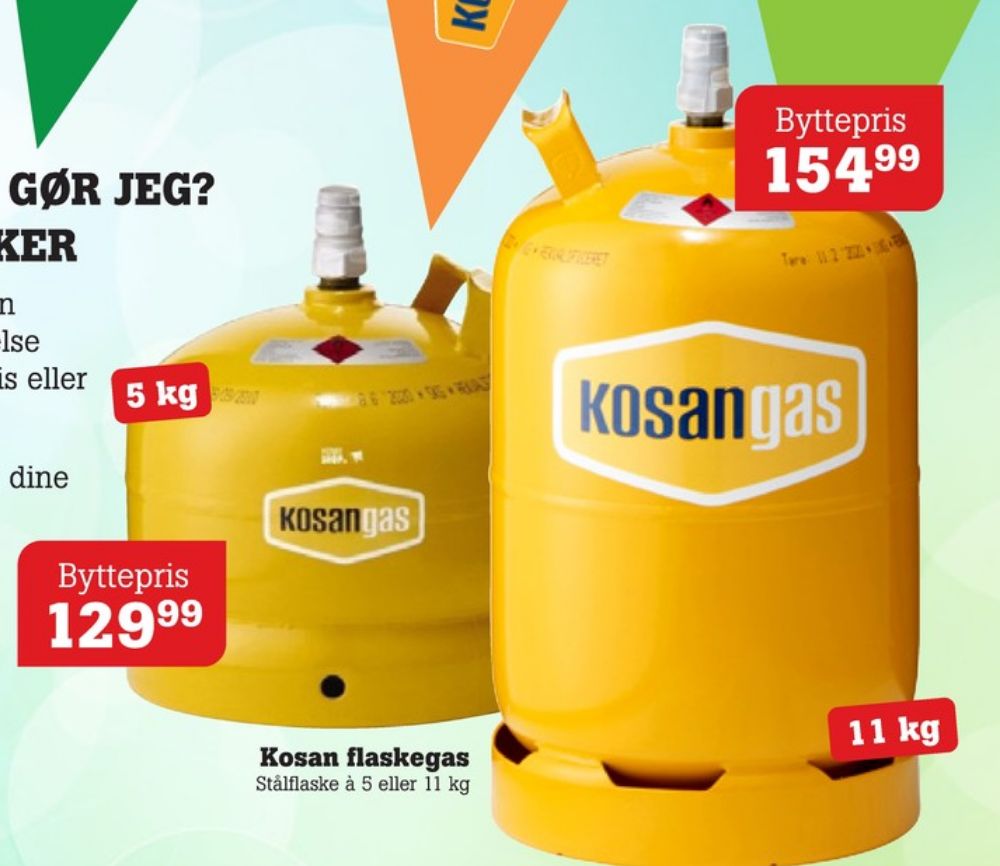 Kosan, Gasflaske