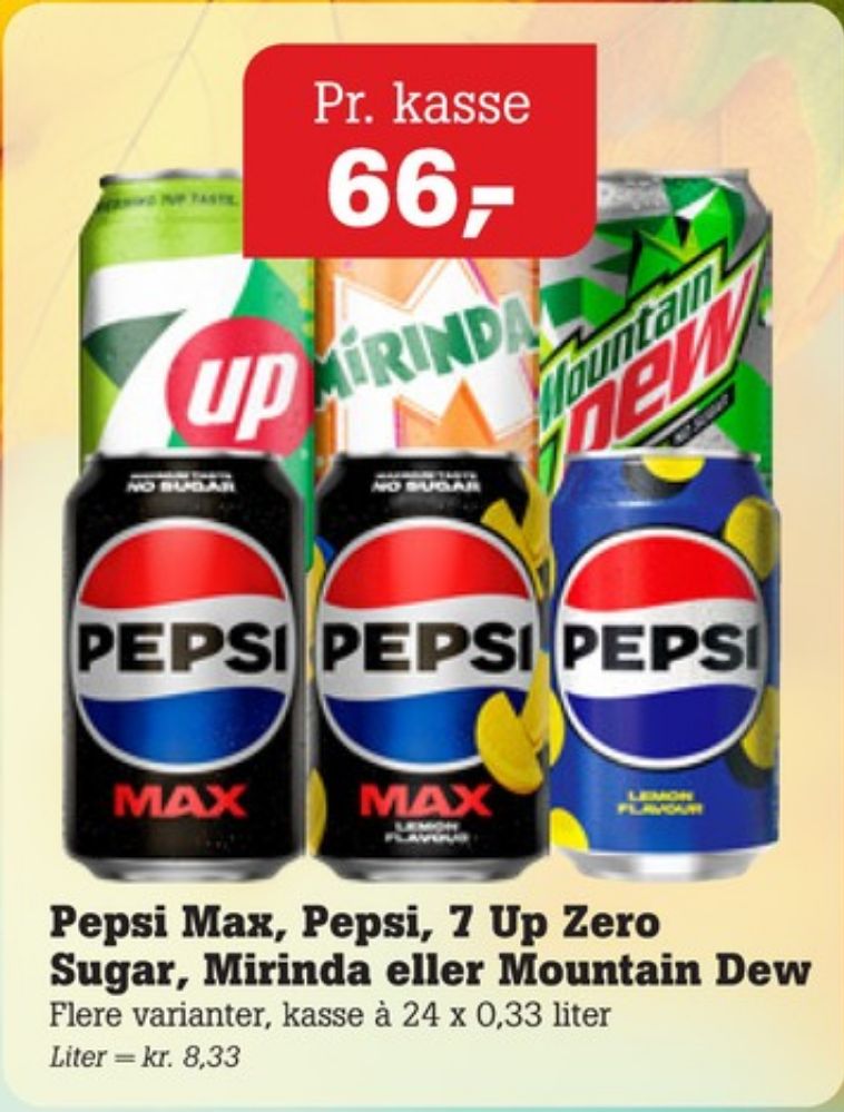 Pepsi Max, Cola 24 pk.