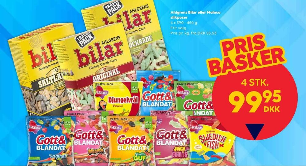 Malaco Gott & Blandat, Slikposer