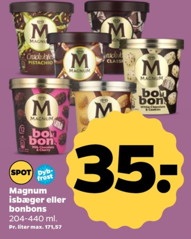 Frisko Magnum, Bon Bon White Chocolate & Cookies Is