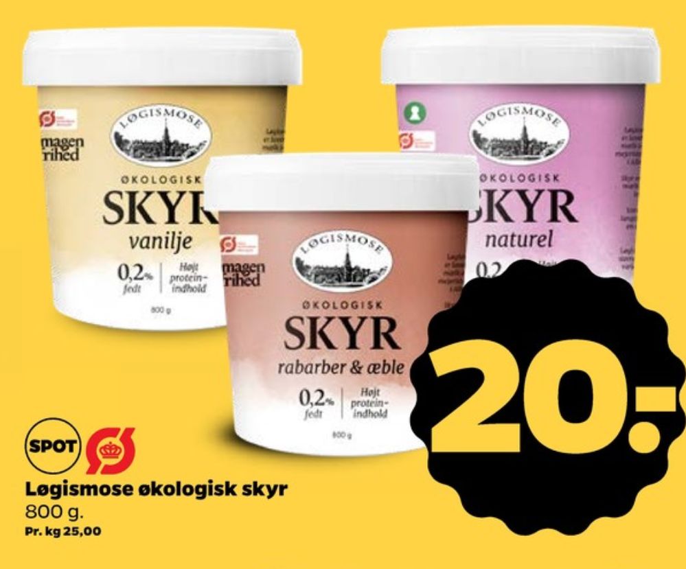 Løgismose, Naturel Skyr 