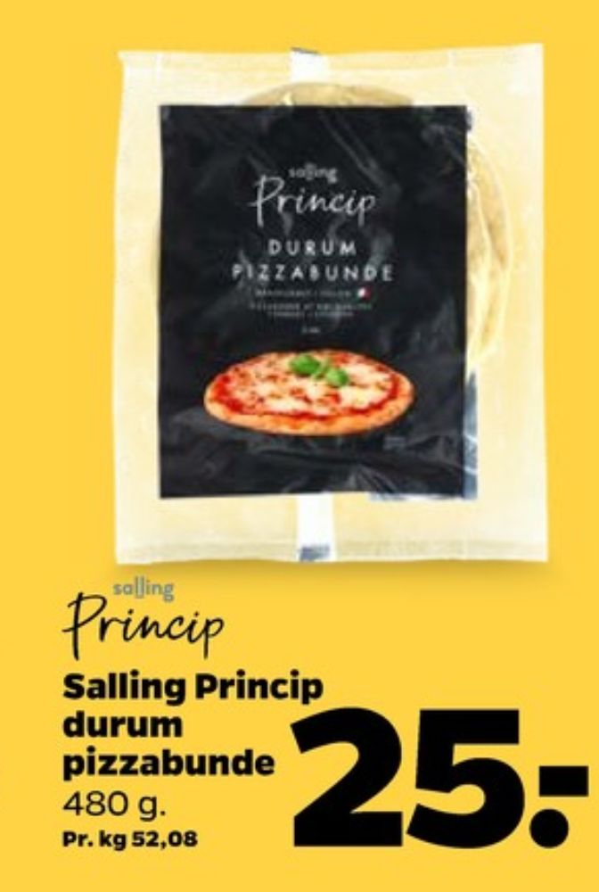 Salling Princip, Durum Pizzabunde
