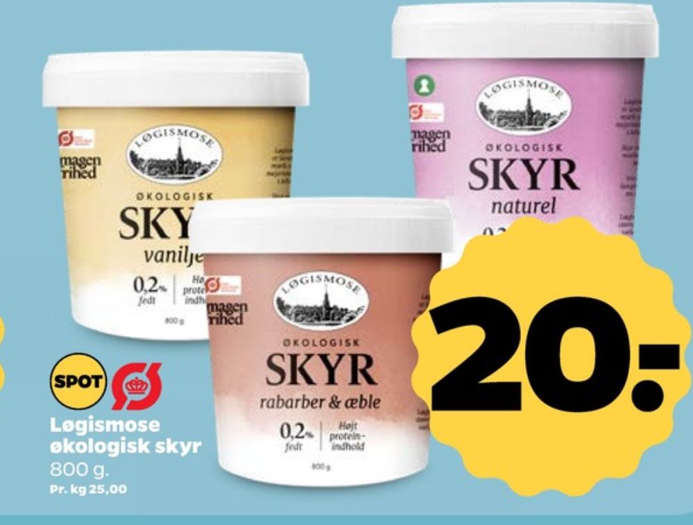 Løgismose, Rabarber & Æble Skyr 