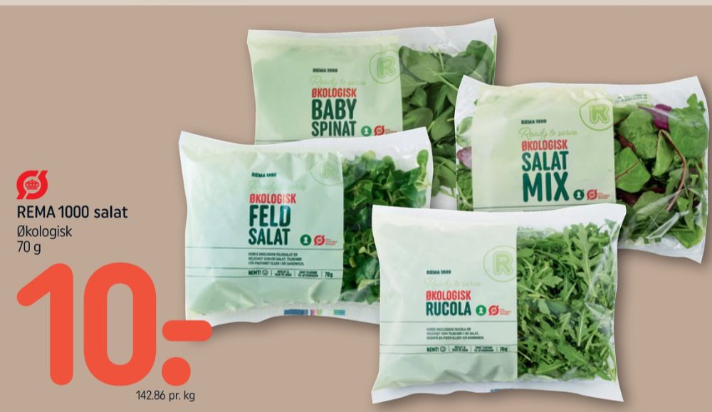 Rema 1000, Salatblanding