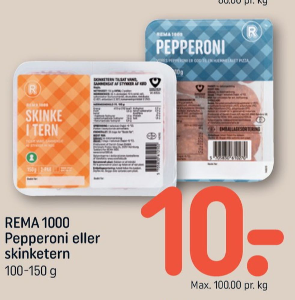 Rema 1000, Skinketern