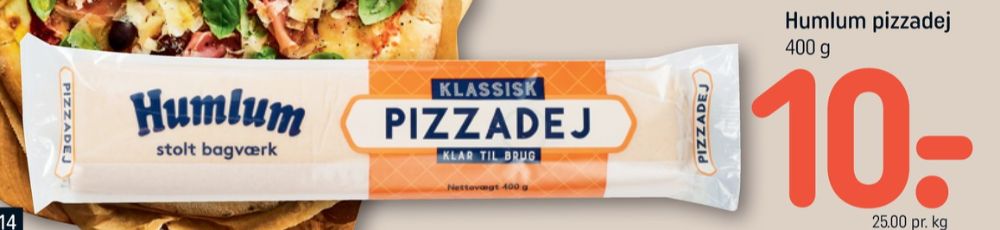 Humlum, Pizzadej