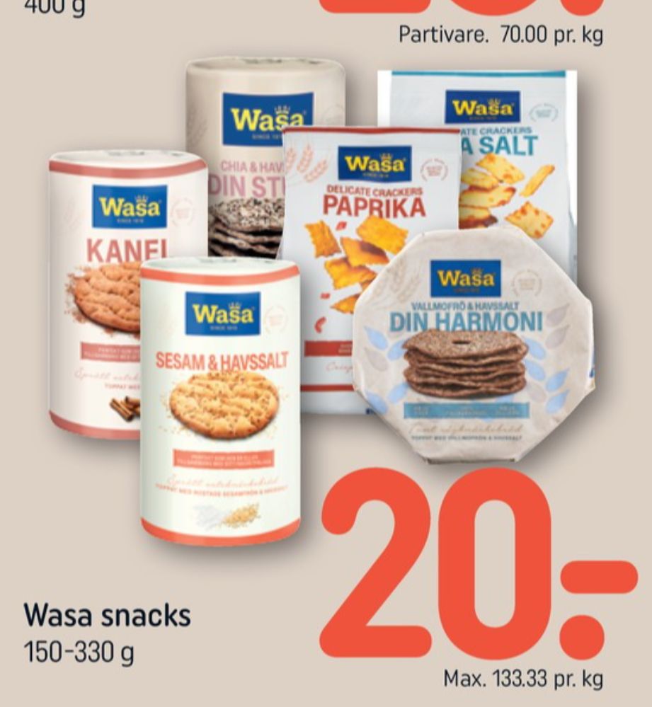 Wasa, Kanel knækbrød