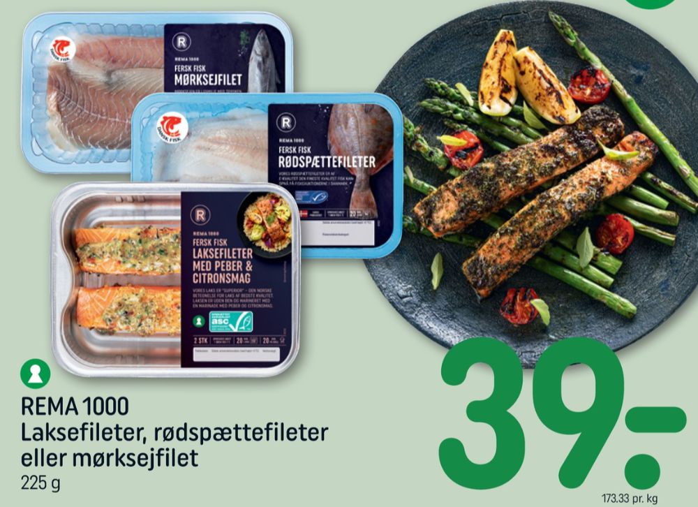 Rema 1000, Laksefilet