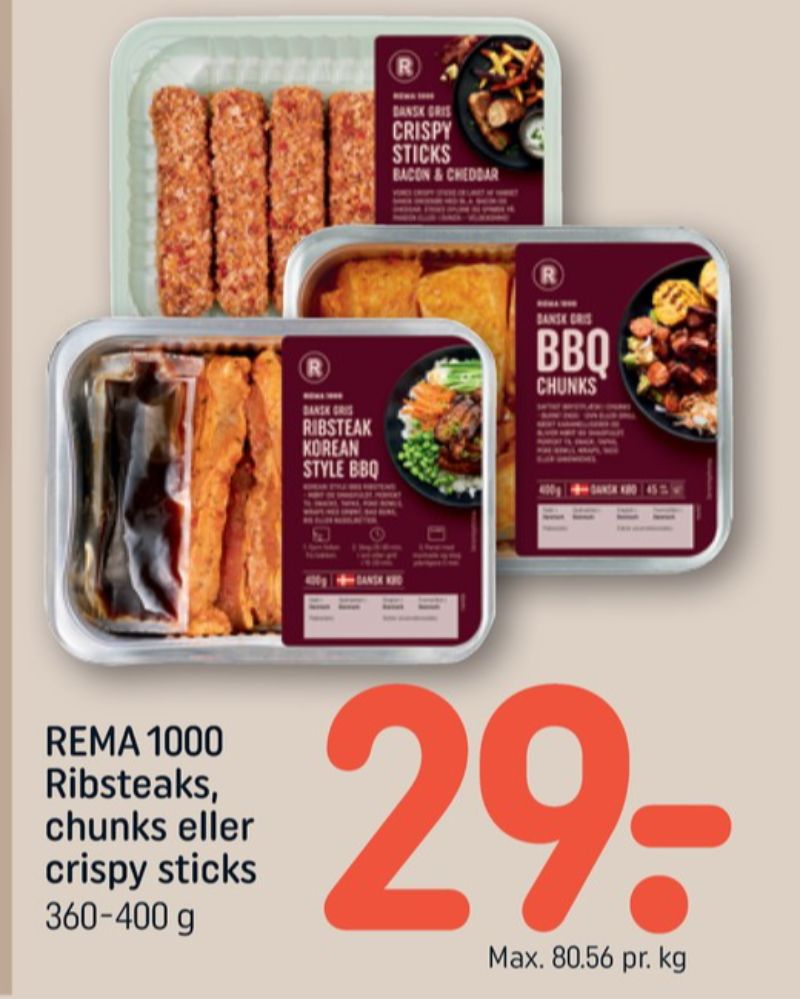 Rema 1000, BBQ Chunks