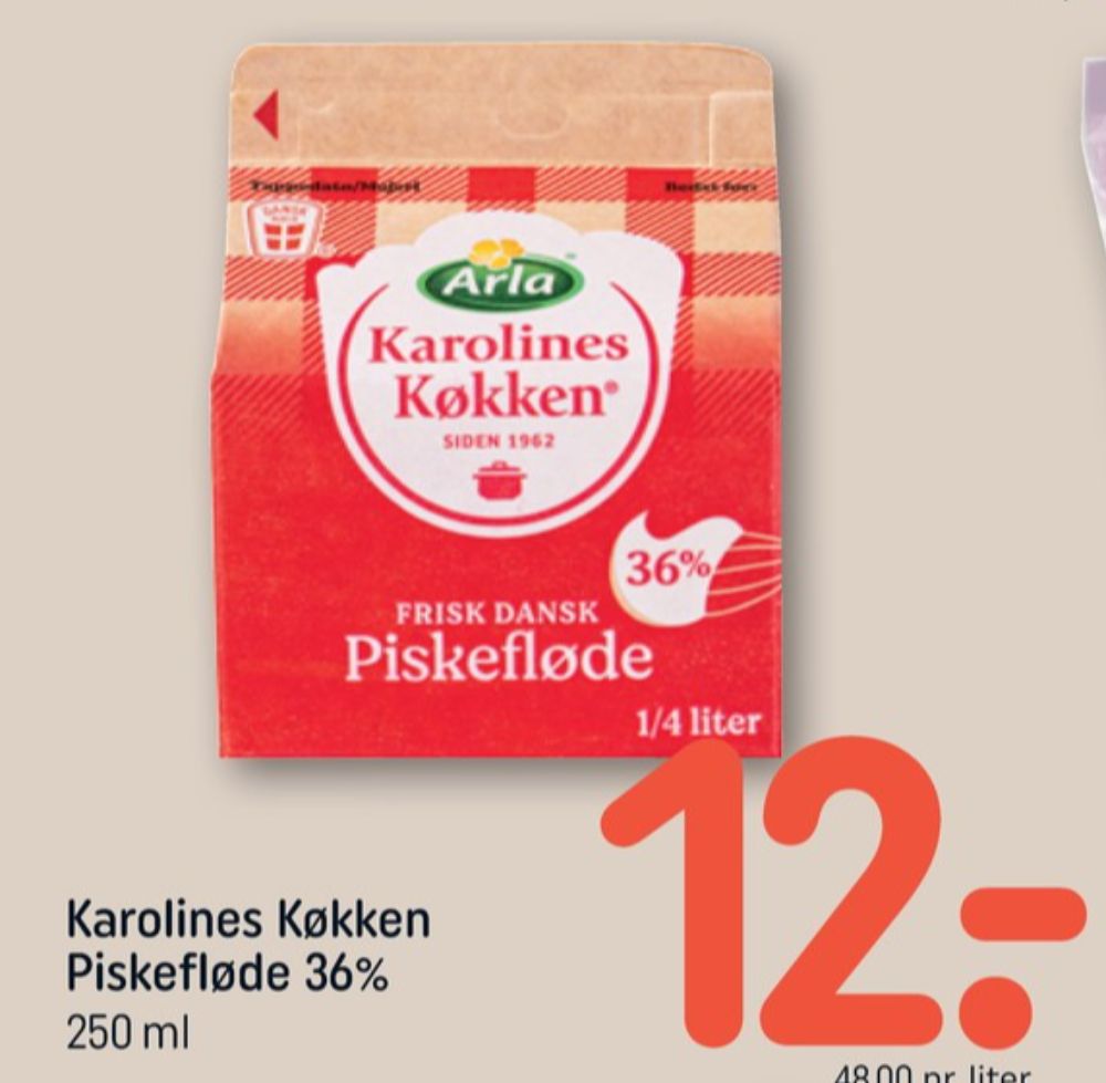 Karolines, Piskefløde 36%