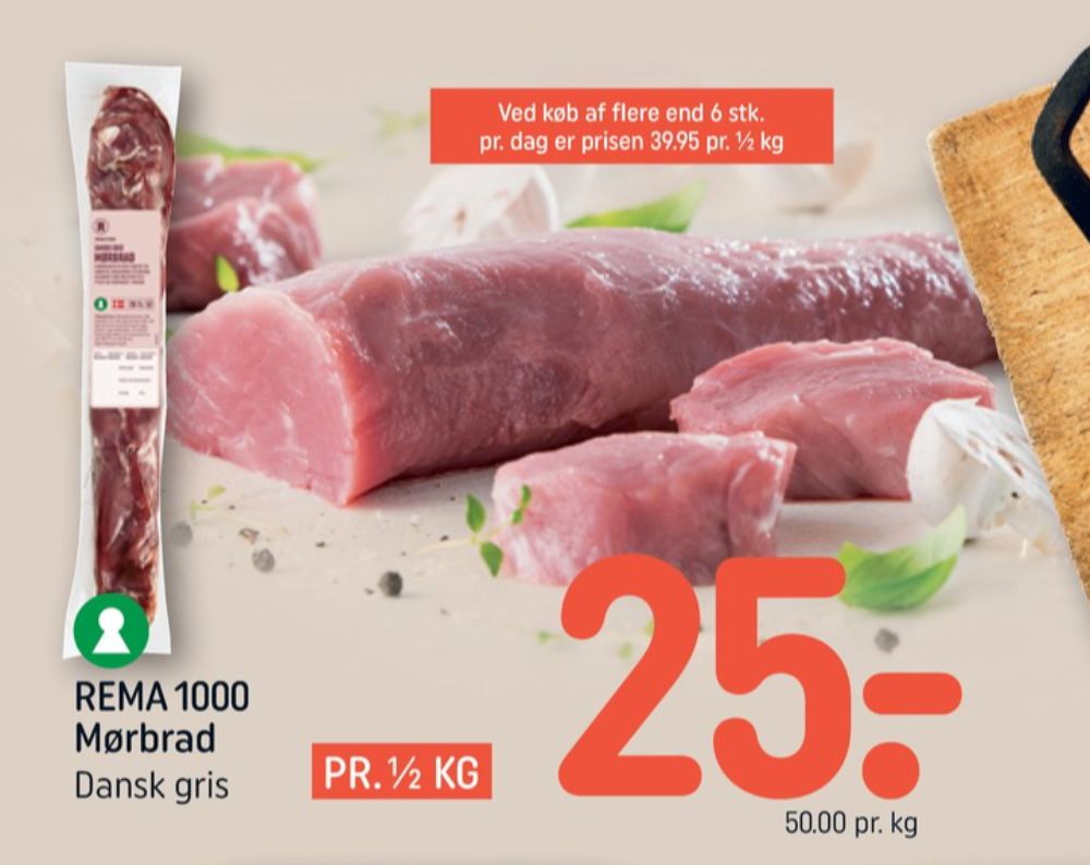 Rema 1000, Grisemørbrad