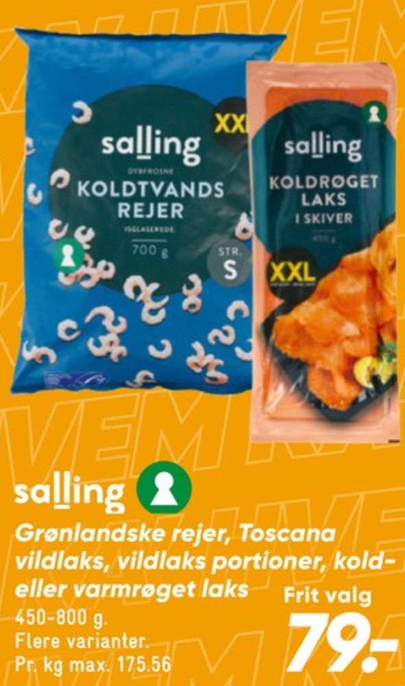 Salling, Rejer