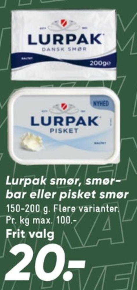 Lurpak, Smør Saltet