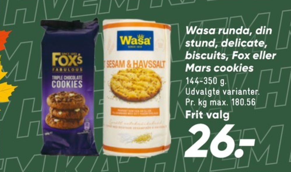 Wasa, Sesam & Havsalt knækbrød