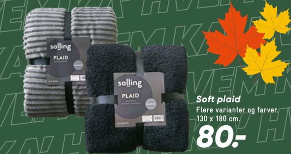 Salling, Plaid