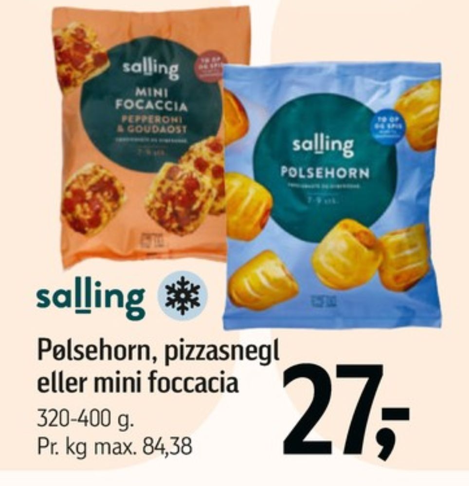 Salling, Pizzasnegle