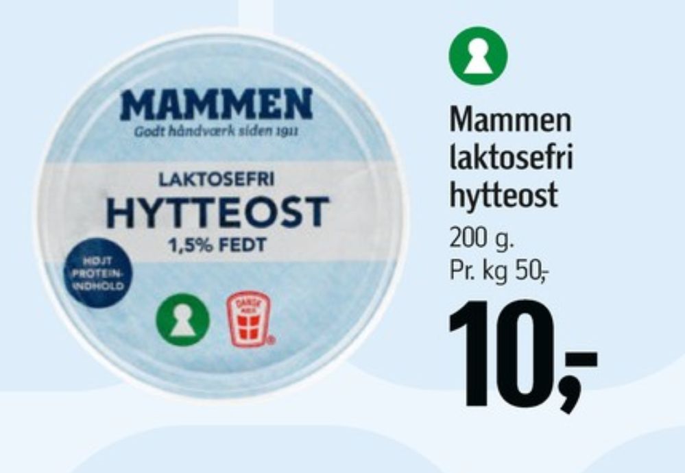 Mammen, Hytteost 1,5%