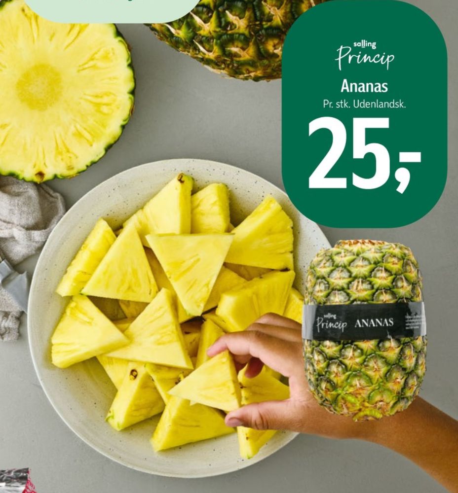 Salling Princip, Ananas