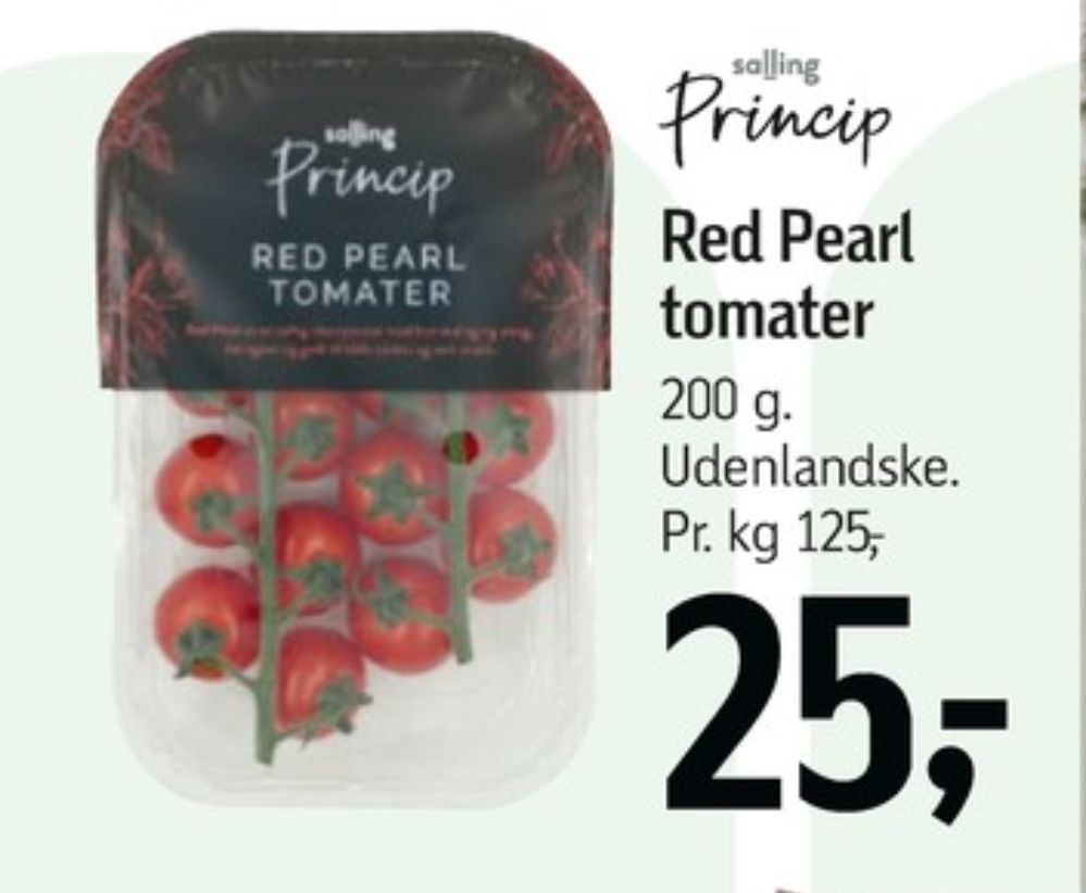 Salling Princip, Tomater