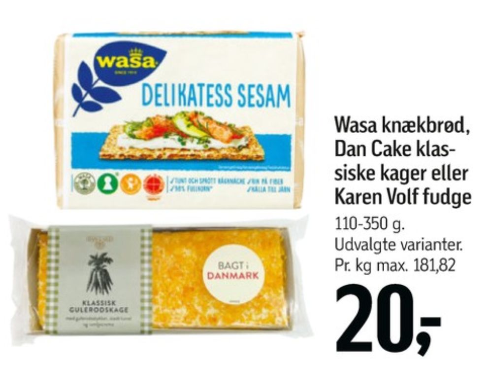 Wasa, Delikatesse Sesam knækbrød