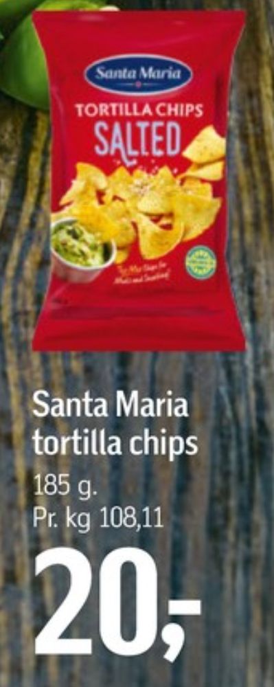 Santa Maria, Tortilla Chips Salted