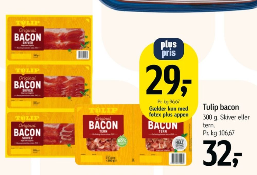 Tulip, Baconskiver