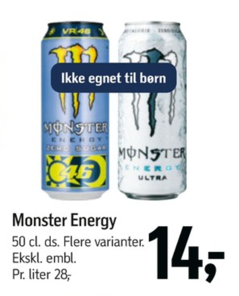 Monster Lando Norris, Energidrik