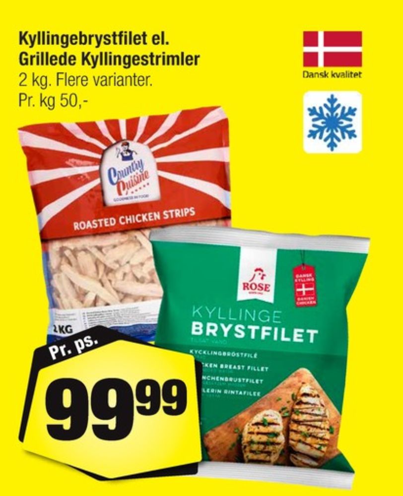 Rose, Kyllingebrystfilet