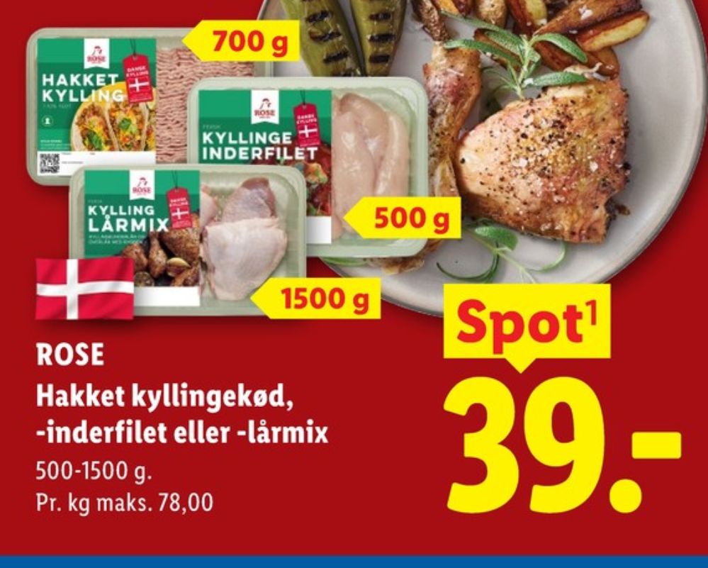 Rose Ærlig Kylling, Kyllingelårmix