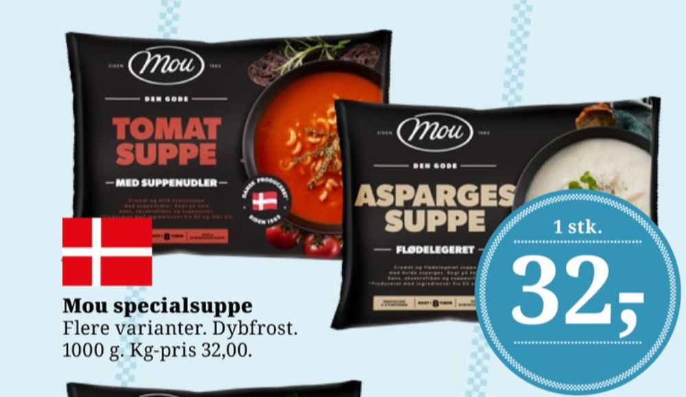 Mou, Aspargessuppe