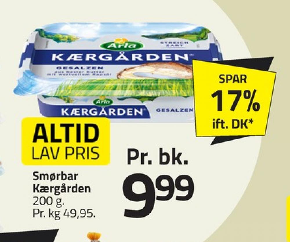 Kærgården, Smørbar
