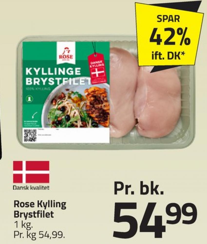 Rose, Kyllingebrystfilet