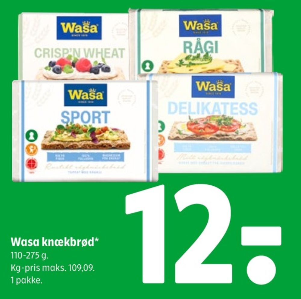 Wasa, Delikatesse Sesam knækbrød