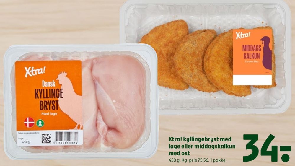 Xtra, Kyllingebrystfilet