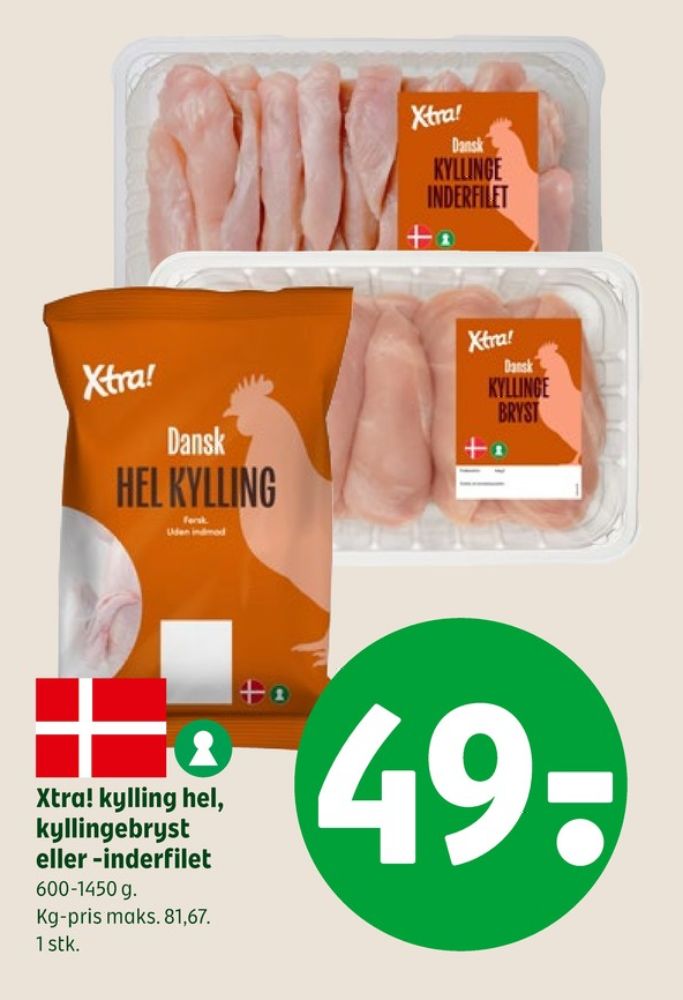 Xtra, Kylling