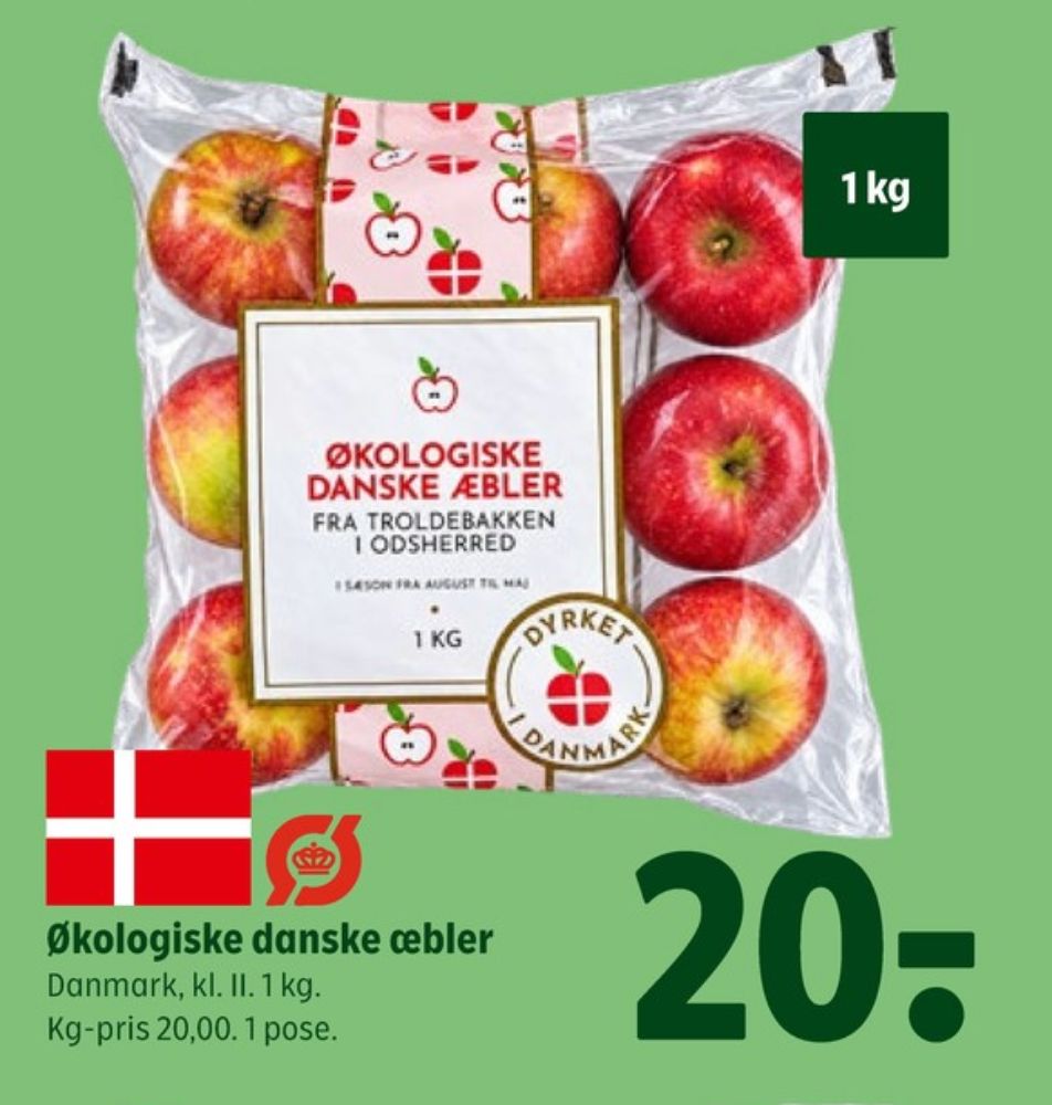 Fejø Dansk Kernefrugt, Æbler
