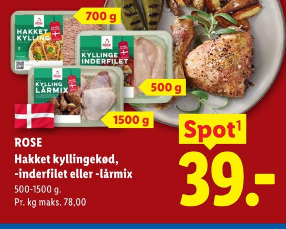 Rose Ærlig Kylling, Kyllingelårmix