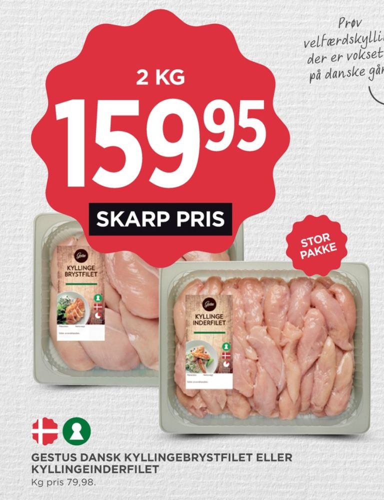 Gestus, Kyllingebrystfilet