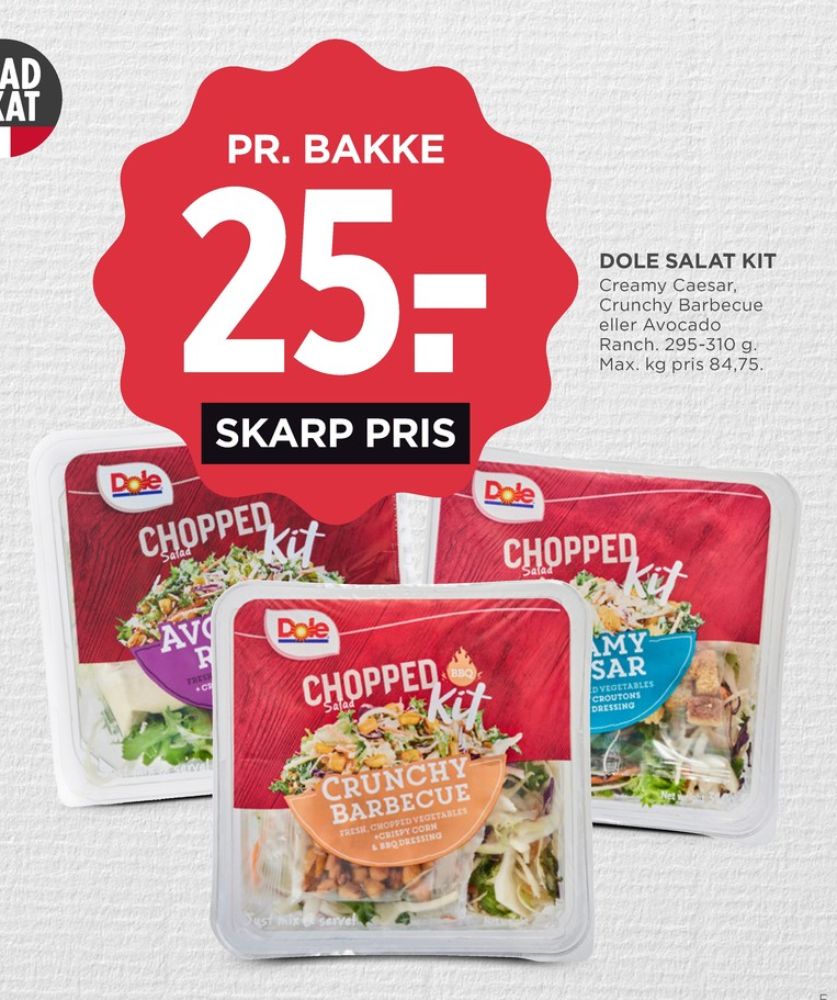 Dole, Salatblanding