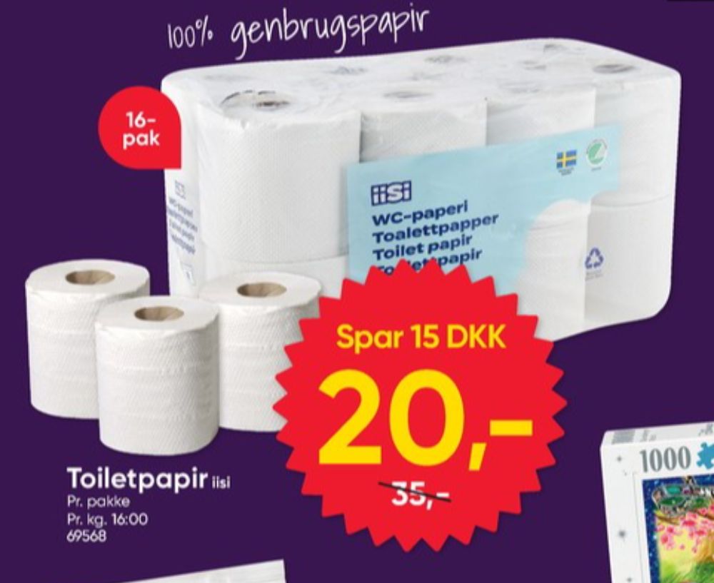 iiSi, Toiletpapir