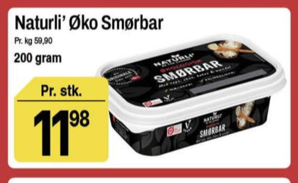 Naturli', Smørbar