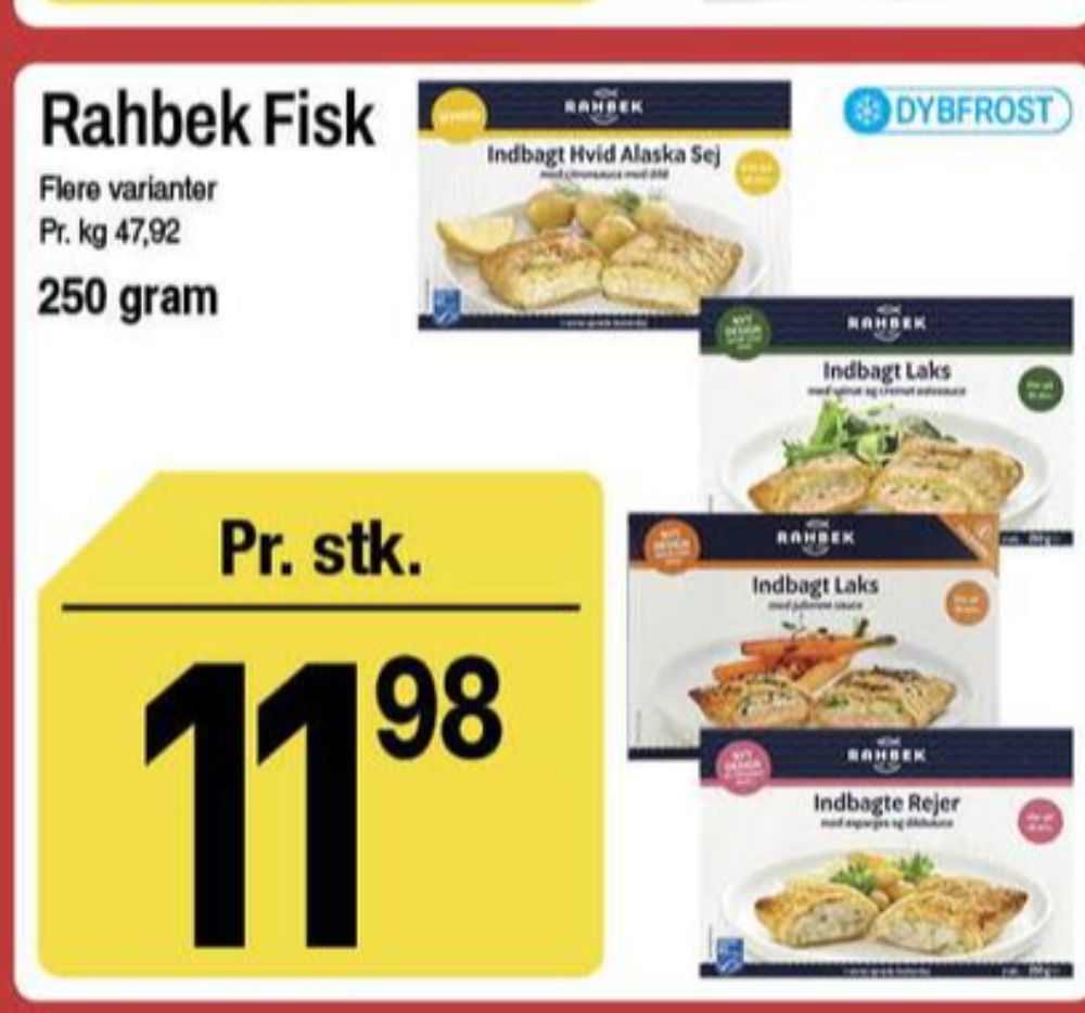 Rahbek, Indbagte Rejer med Asparges og Dildsauce