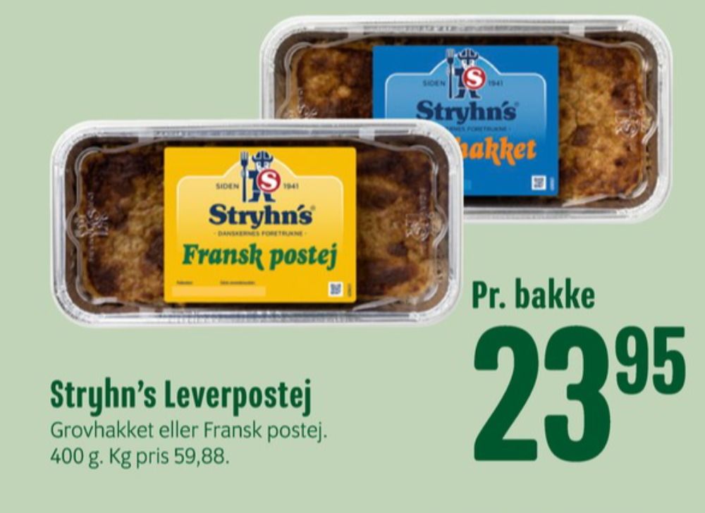 Stryhns Grovhakket, Leverpostej