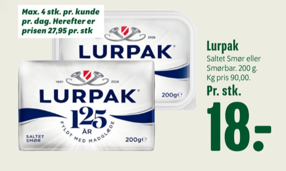 Lurpak, Smør Saltet