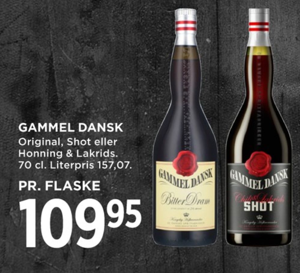 Gammel Dansk, Bitter
