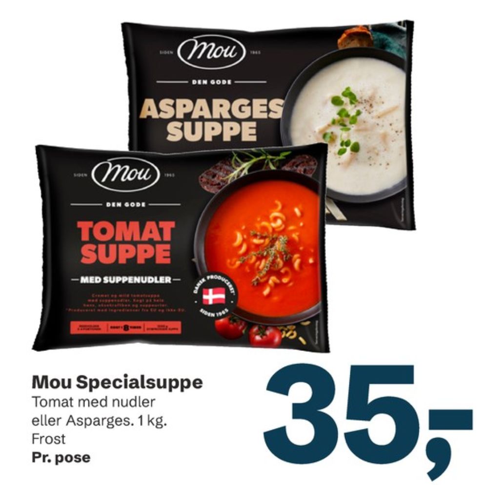 Mou, Aspargessuppe