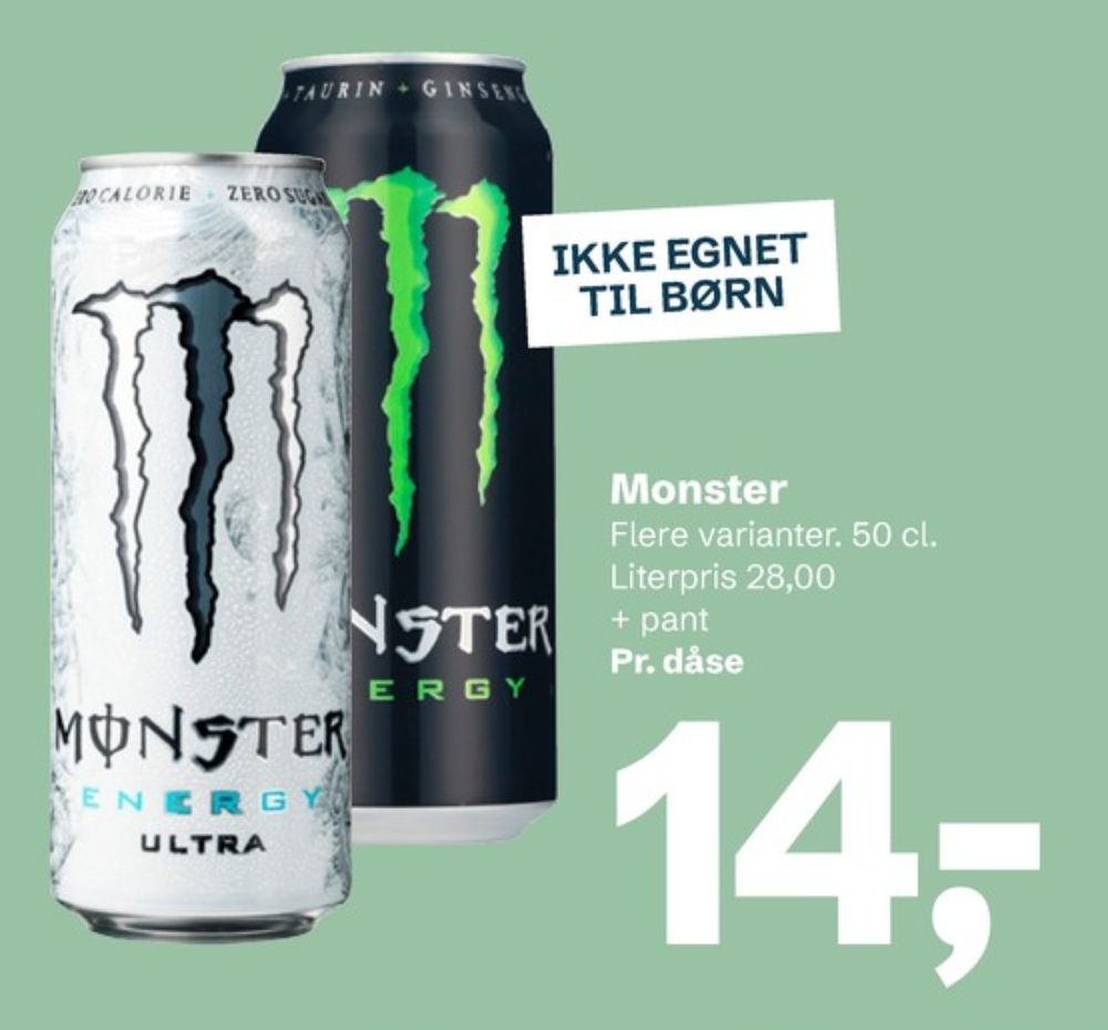Monster Energy, Energidrik