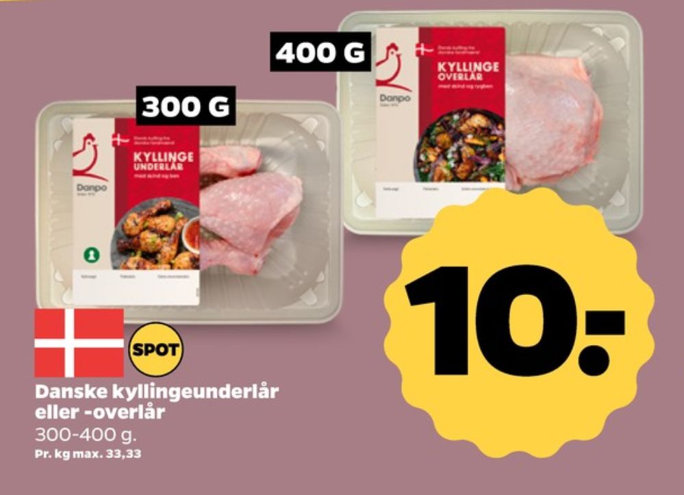 Danpo, Kyllingeoverlår